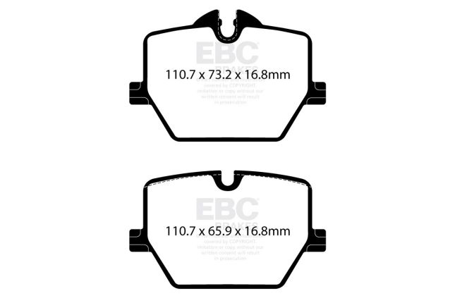 EBC - DP42415R - EBC Yellowstuff Brake Pads; Rear