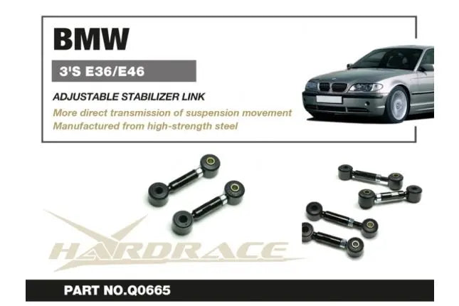 Hardrace - reguleeritav tagumine stabilisaatorivarras BMW 3. seeriale