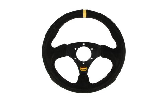 QSP - sports steering wheel suede - 300 mm - flat