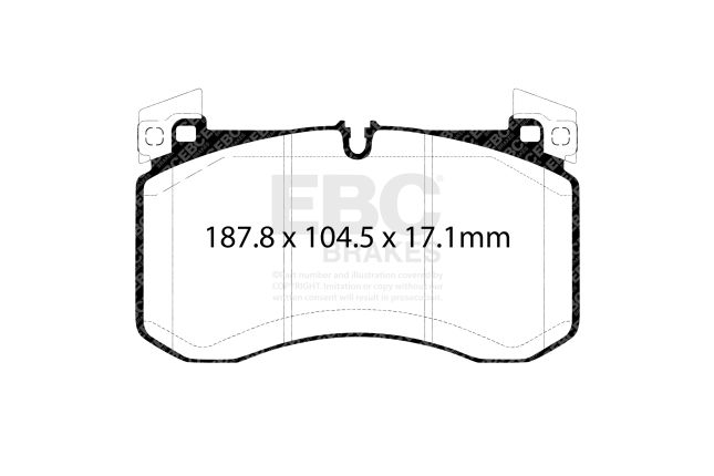 EBC - DP62409 - EBC Greenstuff 6000 piduriklotsid; ees