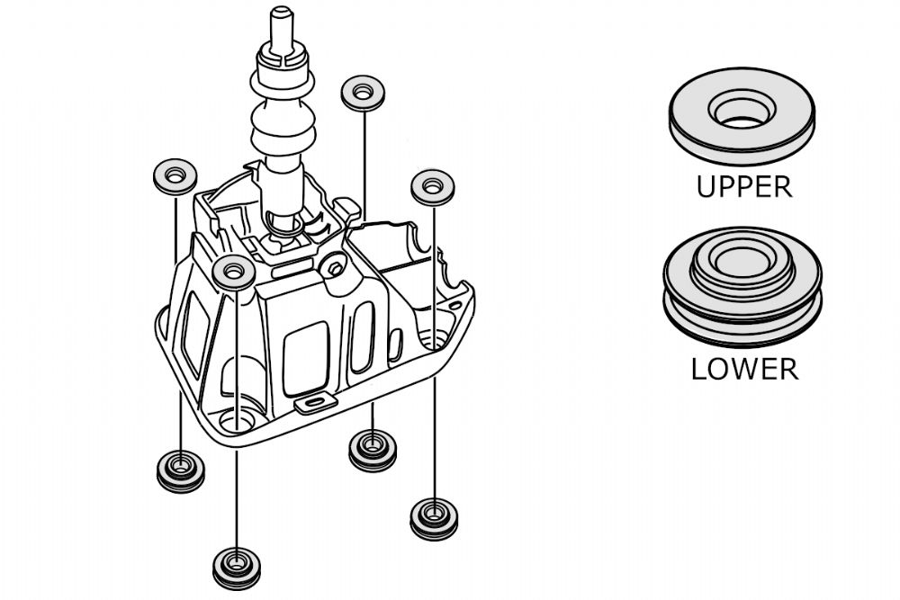 Hardrace - Shifter Assembly Mounting Bushing Toyota Yaris / vitz
Hardrace
Be the first to review this product
Item #
Q1065