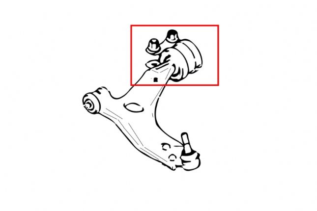 Hardrace - Front Lower Arm Bushing Rear Side Mazda 3, 5