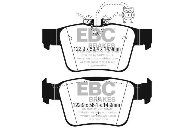 EBC - DP52315NDX - EBC Bluestuff piduriklotsid; tagumised