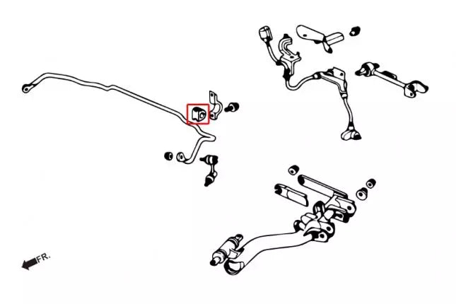 Rear Stabilizer Bushing Honda Civic, Integra