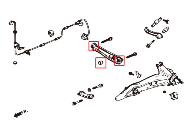 Hardrace - Rear Lower Arm Bushing Honda Civic