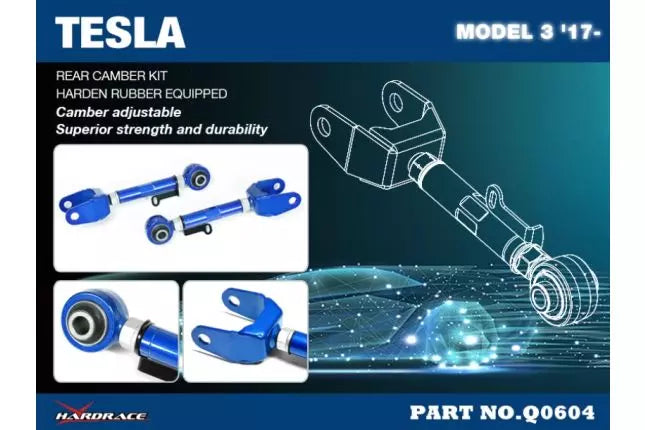 Hardrace - Rear Camber Kit Tesla Model 3