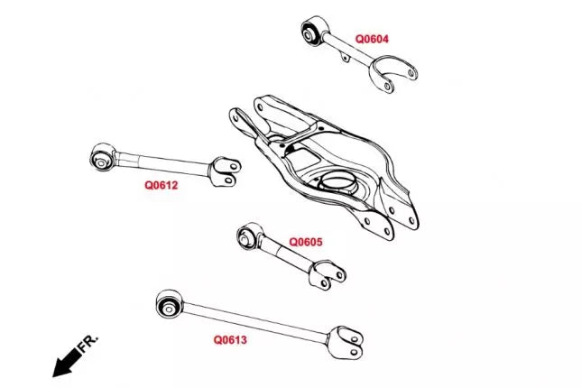Hardrace - Rear Camber Kit Tesla Model 3