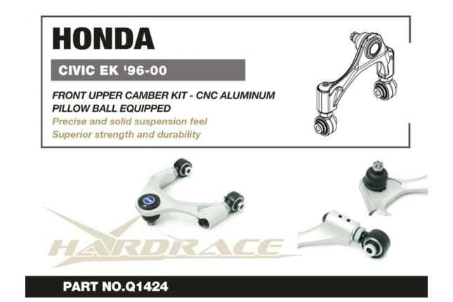 Hardrace - Front Upper Camber Kit Honda Civic