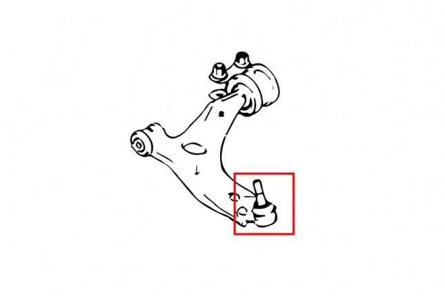 Hardrace - Front Lower Ball Joint Ford Focus