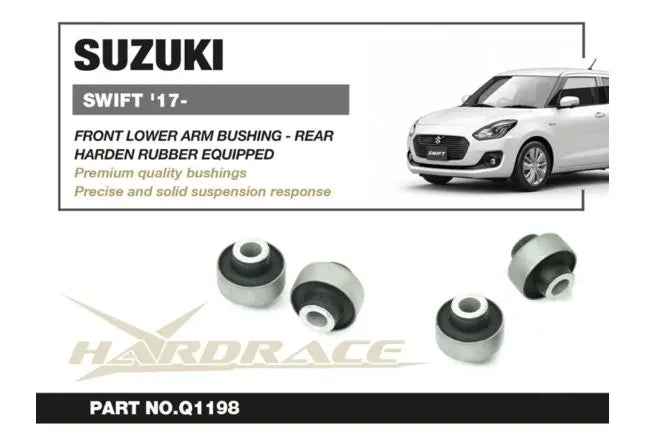 Hardrace - Front Lower Arm Bushing - Rear Suzuki Swift