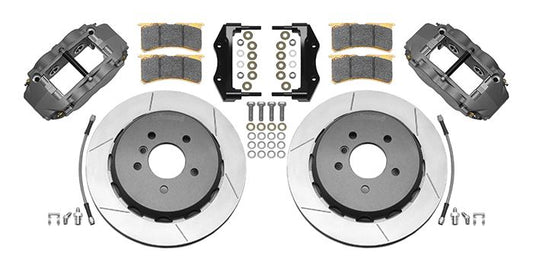 Wilwood - 140-16017 - Wilwood Big Brake Kit - Rear - 330x25mm Bi-Slotted - Superlite 4R Anodized - WIL-140-16017