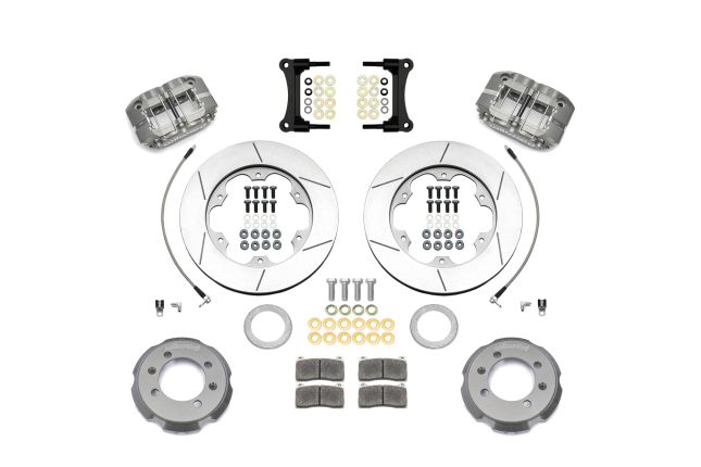 Wilwood - 140-17362 - Wilwood Big Brake Kit - Front - 280x20mm Bi-Slotted - Forged Narrow Dynapro Anodized