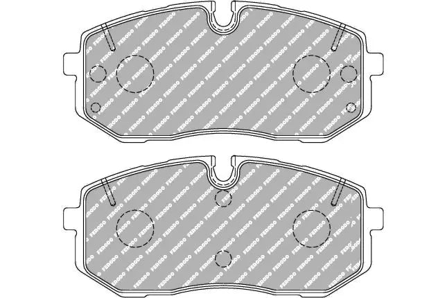 Ferodo - FER-FCP5508H - Ferodo DS2500 piduriklotsid; ees