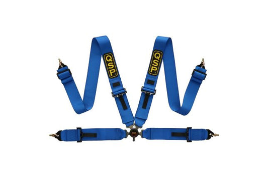 QSP – turvavöö 4-P 3/3 – MITTE FIA – sinine