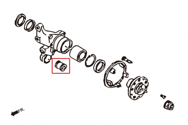 Hardrace - Rear Knuckle Bushing Subaru Forester, Impreza, Legacy/outback