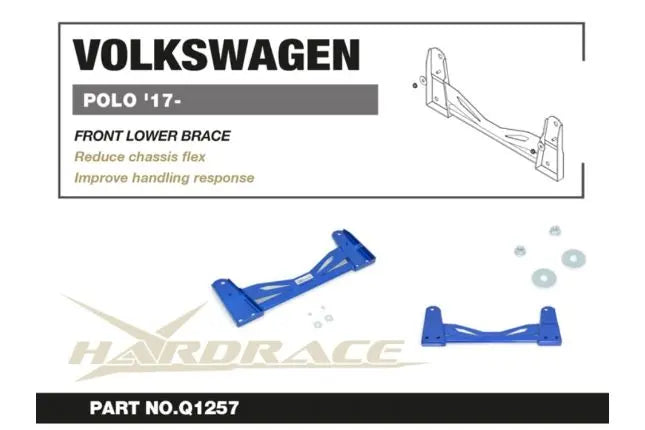 Hardrace - esiosa alumine tugivarras Volkswagen POLO