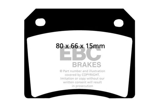 EBC - DP101 - EBC Ultimax piduriklotsid; tagumised