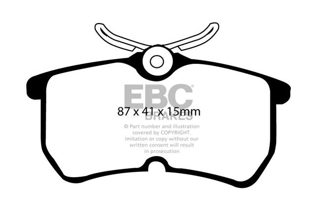 EBC - DP51218B - EBC Bluestuff B Brake Pads; Rear