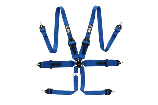 QSP - 6-punkti turvarihmad FHR Touring FIA - Sinine