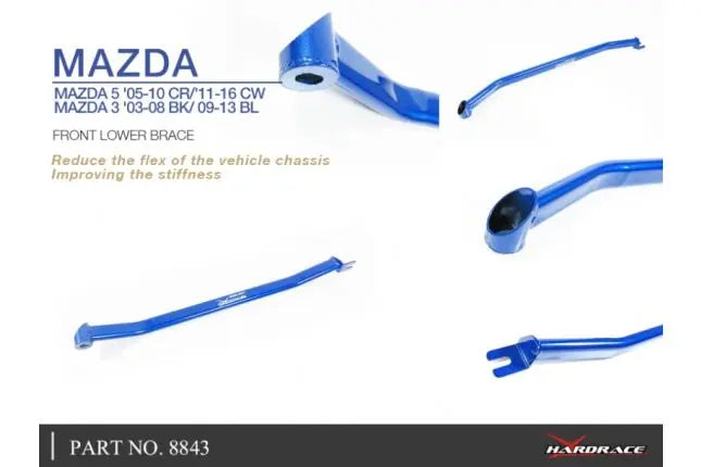 Hardrace - Front Lower Brace Mazda 3, 5