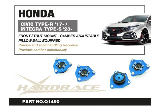Hardrace - Front Strut Mount / Camber Plate Honda Civic