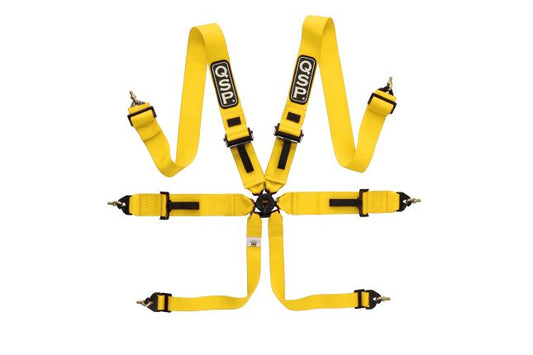 QSP - 6-punkti turvarihmad Pro Plus FIA - Kollane