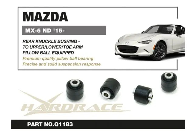 Hardrace - tagumine käändmiku puks - ühendamiseks Mazda MX-5 MIATA ülemiste/alumiste/varvasvarrastega