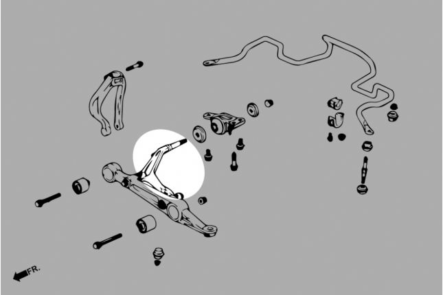 Hardrace - Front Lower Arm Connecting Rod