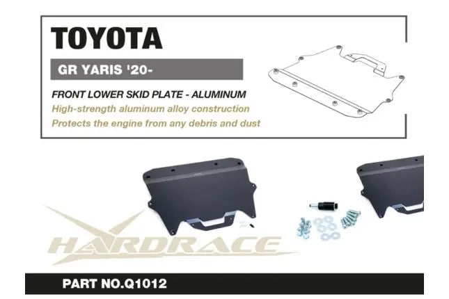 Hardrace - Front Lower Skid Plate Toyota Yaris / vitz