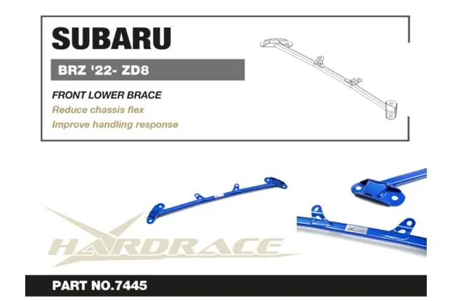 Hardrace - Front Lower Brace Subaru BRZ, Toyota 86, Scion FR-S