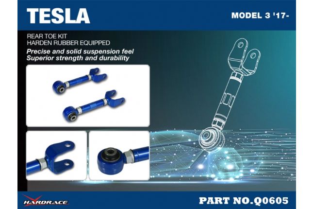 Hardrace - Rear Toe Kit Tesla Model 3