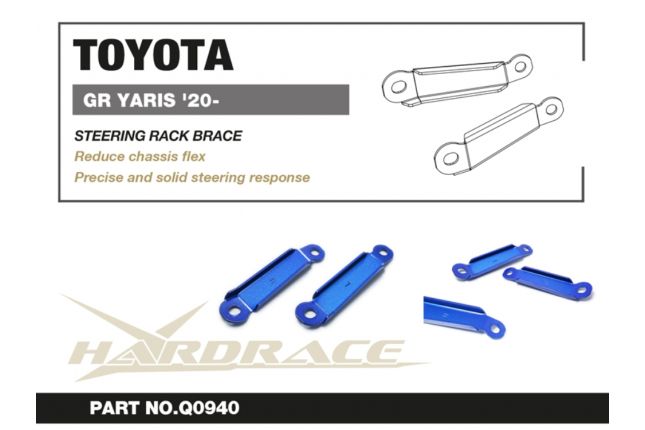Hardrace - Steering Rack Brace Toyota Yaris / vitz