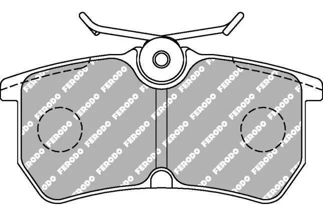 Ferodo - FER-FCP1319H - Ferodo DS2500 Brake Pads; Rear