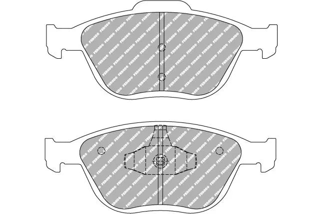 Ferodo - FER-FCP1568H - Ferodo DS2500 piduriklotsid; ees/taga