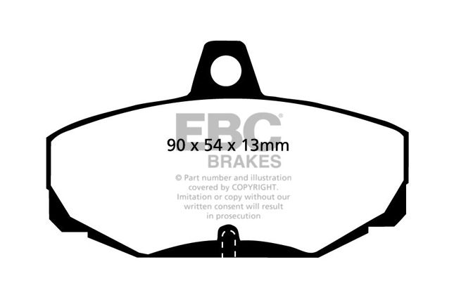 EBC - DP5617B - EBC Bluestuff B piduriklotsid; tagumised