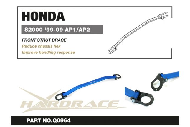 Hardrace - Front Strut Brace Honda S2000