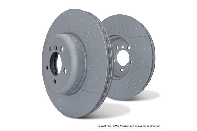 EBC - GD2064R - EBC GD Dimpled & Slotted Brake Discs; Front