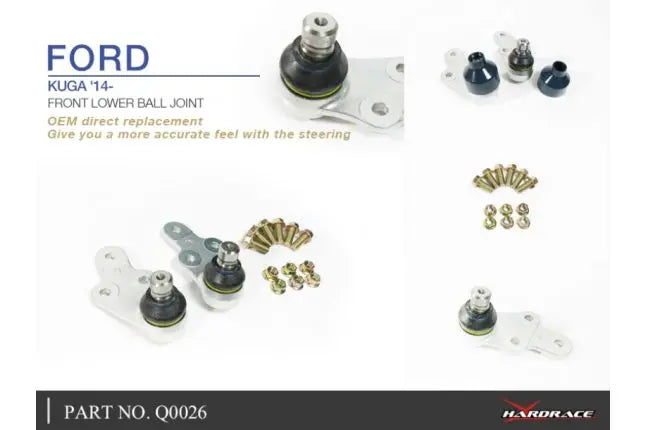 Hardrace - Front Lower Ball Joint Ford KUGA