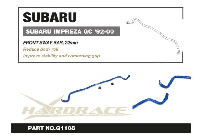 Hardrace - eesmine stabilisaator Subaru Imprezale