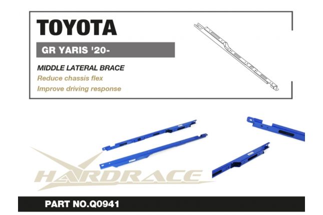 Hardrace - Middle Lateral Brace Toyota Yaris / vitz
