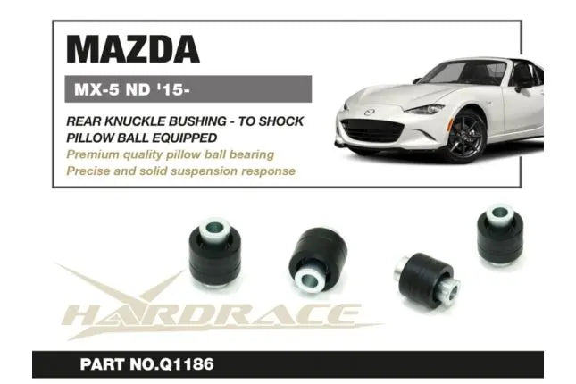 Hardrace - Rear Knuckle Bushing - Connect To Shocks Mazda MX-5 MIATA