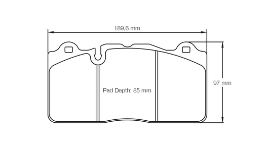 Pagid - S8091C01001 - Pagid RSC 1 Brake Pads; Front - PAG-S8091C01001