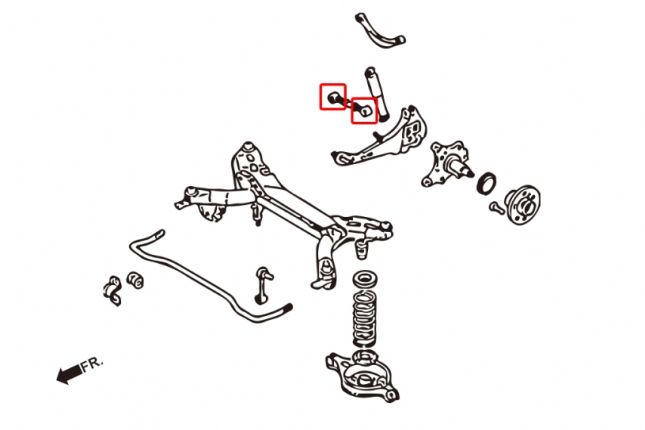 Hardrace - tagumise õõtsa puks Mazda 6
