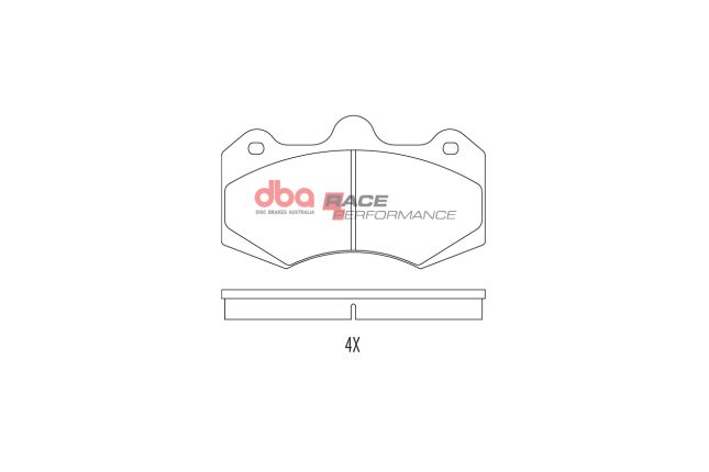DBA - DB1937RP - DBA Racing Performance Brake Pads; Front