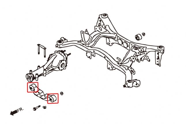 Hardrace - Rear Sub-frame Bushing Subaru
