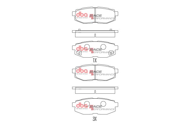 DBA - DB1789RP - DBA Racing Performance Brake Pads; Rear