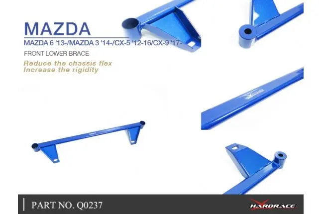 Hardrace - Front Lower Brace Mazda