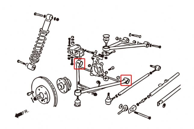 Hardrace - tagumise alumise õõtshoova puks Lotus Elise, Exige