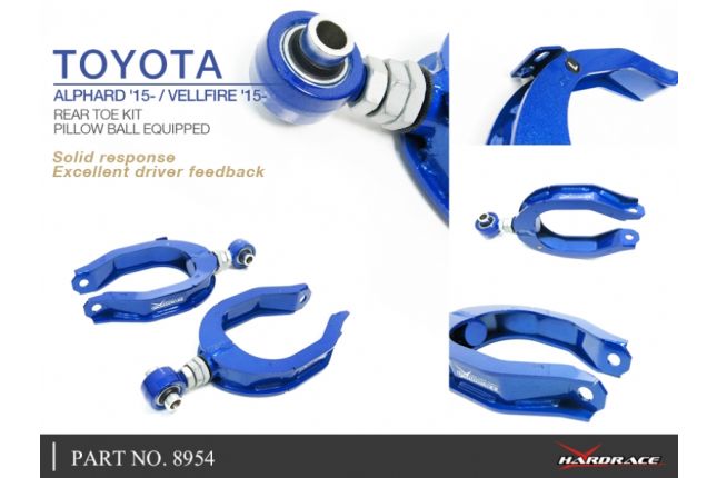Hardrace - Rear Toe Kit Toyota Alphard