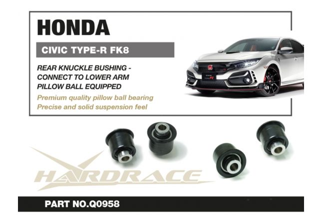 Hardrace - Rear Knuckle Bushing - Connect To Lower Arm Honda Civic